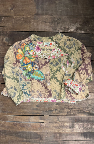 Stardust Rambler Reversible Floral Jacket | Artisan Cotton by Jaded Gypsy