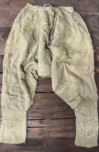 Sunsetter Drift Artisanal Harem Pants in Oat | Designer Jaded Gypsy