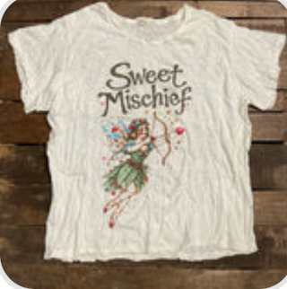 Jaded Gypsy Worn and Weathered Tee - Mischief