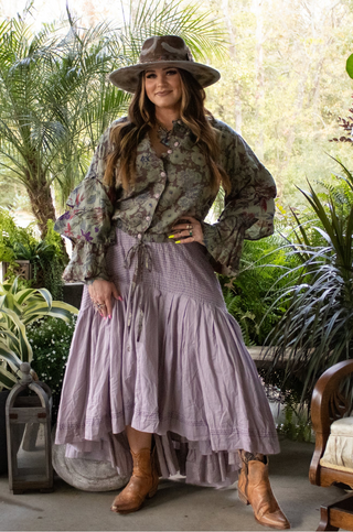 Jaded Gypsy Match Made Skirt - Lavender