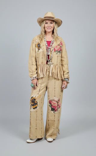 Bumble Bee Rose Pants by A Rare Bird