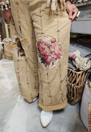 Bumble Bee Rose Pants by A Rare Bird