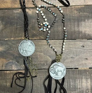 Buffalo Nickel Necklace by Jaded Gypsy