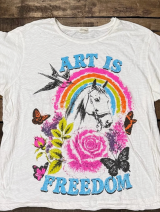 Weathered and Worn Tee - Derby by House of Jaded Gypsy
