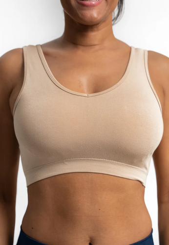 V Neck Seamless Padded Bra