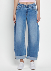 Vervet Super High Rise Double Barrel Jeans