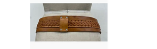 Moroccan Leather Belt Tan - White Lily Boutique