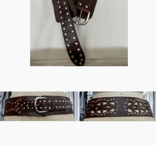 Moroccan Leather Belt - White Lily Boutique