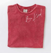 Be Kind Mineral Washed Graphic Tee Top