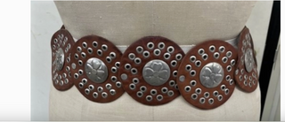 B100 Moroccan Leather Belt Brown - White Lily Boutique