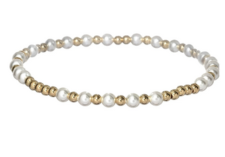 BB 14K Gold Filled Beaded Bracelets - White Lily Boutique