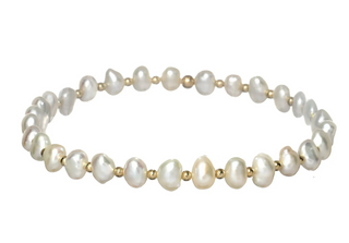 BB 14K Gold Filled Beaded Bracelets - White Lily Boutique