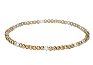 BB 14K Gold Filled Beaded Bracelets - White Lily Boutique