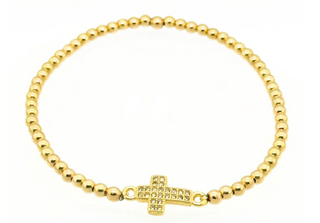 BB 14K Gold Filled Beaded Bracelets - White Lily Boutique