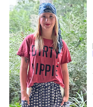 Dirty Hippie Tee - Vintage - White Lily Boutique