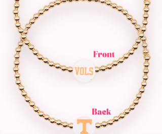 Tennessee/ Vols Sprinkle Logo Bracelet Stack of 2