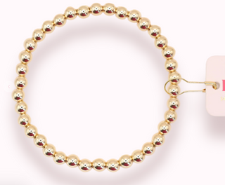 5MM Gold Beaded Bracelet