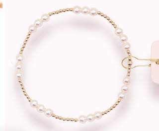 ILY Pearl Bracelet In Gold
