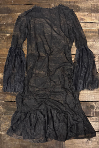 Jaded Gypsy Garden Tea Lace Dress Black