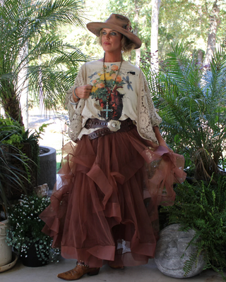 Jaded Gypsy  Ruffled Dreams Skirt