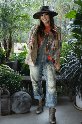 Jaded Gypsy Peace and Love Denim Jeans