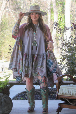 Willow Song Tunic - Rose: ONE SIZE