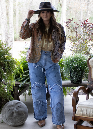 Patched On Up Jeans by Jaded Gypsy
