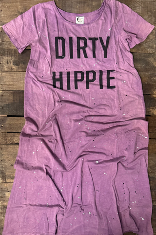 Dirty Hippie Dress - Vintage Berry: One Size Jaded Gypsy