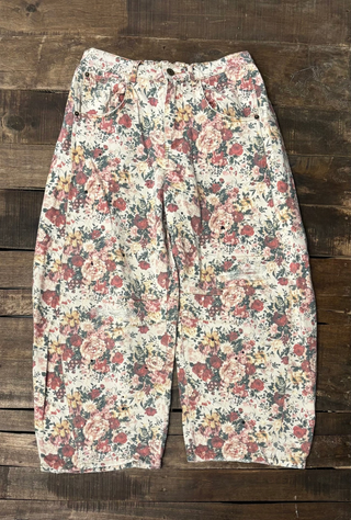 Barrel of Dreams Jeans - Rose Garden - Jaded Gypsy