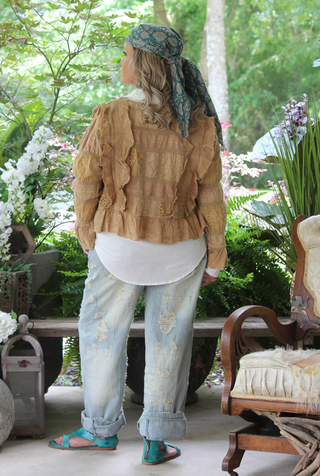 Peace and Love Jeans - Blue Railroad Stripe by Jaded Gypsy