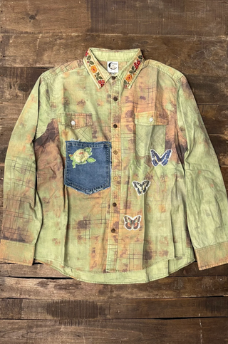 Jaded Gypsy Wander In Peace Artisan Cotton Top – Made in USA