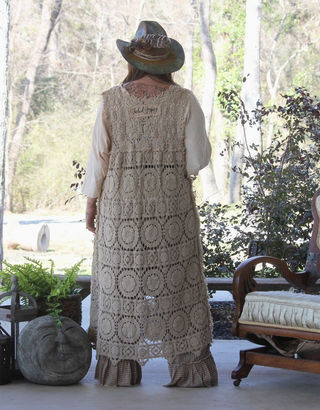 Jaded Gypsy Boho Forever Timeless Vest Duster