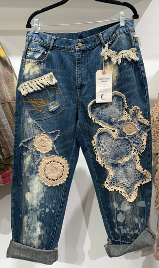 Lovestruck Artisan Denim Jeans: A Jaded Gypsy Original
