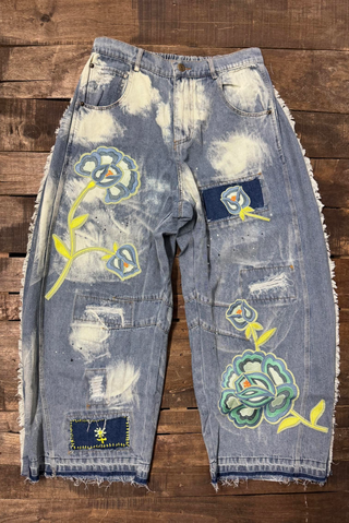 Wildbloom Artisan Barrel Denim | Jaded Gypsy Edition