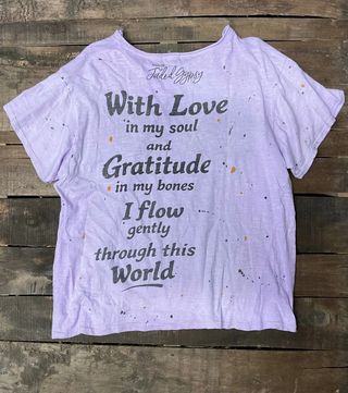 Jaded Gypsy Moon Dust Artisanal Tee | Premium Distressed Cotton Graphic