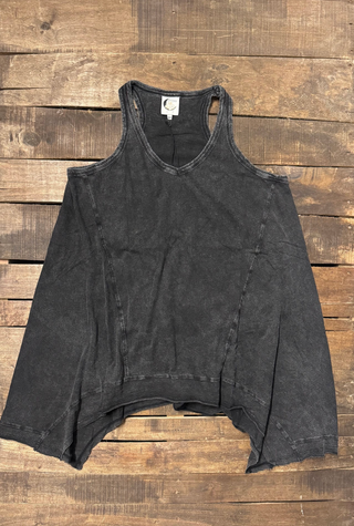 Beyond the Moon Tank - Vintage Black by Jaded Gypsy