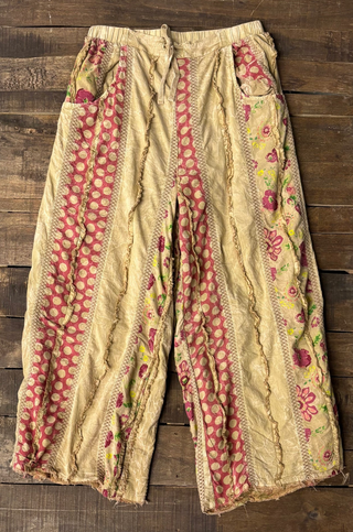 Jaded Gypsy Garden Day Dreamer | Reversible Artisan Cotton Trousers