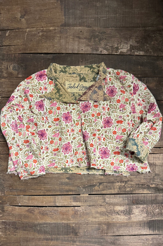 Stardust Rambler Reversible Floral Jacket | Artisan Cotton by Jaded Gypsy