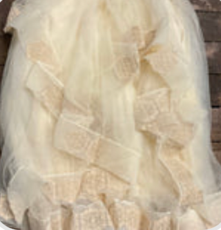 Jaded Gypsy Ruffled Dreams Skirt - Vintage Parchment