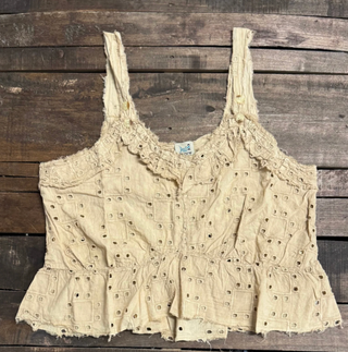 Jaded Gypsy Luminous Tank - Tea Stain