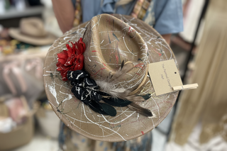 Painted Cowgirl Hat 2 by A Rare Bird