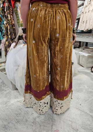 Mustard Velvet Bloomers with Stars | Jaded Gypsy