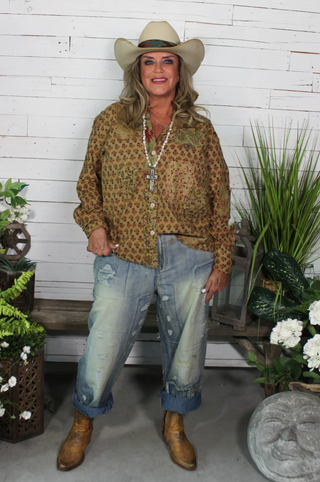 Jaded Gypsy Star Dreamer Top - Wandering Dots