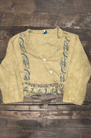 Jaded Gypsy Honeycomb Top in Tan