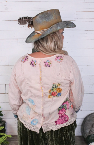 Jaded Gypsy Gilded Bloom Top - Flutter