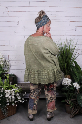 Meadow Wind Top, Olive | Jaded Gypsy