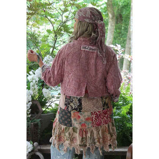Jaded Gypsy Harvest Moon jacket with reversible design, 100% cotton fabric, and vintage-inspired boho styling handcrafted in the USA