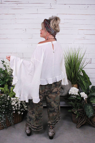 Blooming Grace Top, Parchment | Jaded Gypsy