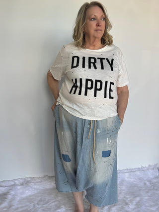 Earth song Harem Pants - Chambray