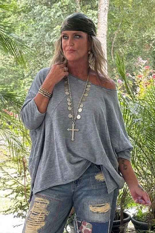 Be Free Top - Vintage Denim: One Size by Jaded Gypsy